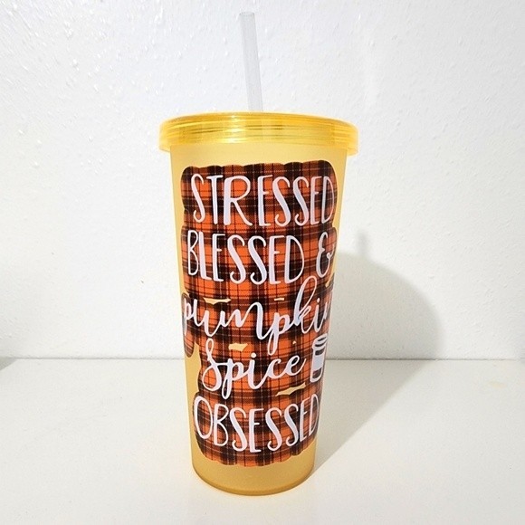 Fall cold cup coffee Tumbler - Picture 1 of 9